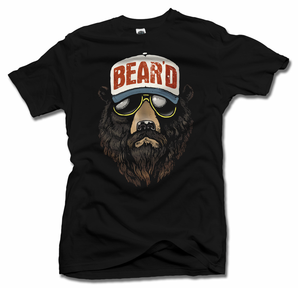 beard design t shirt