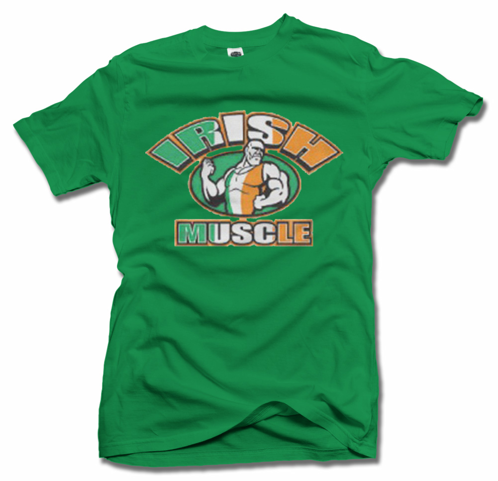 IRISH MUSCLE Funny Irish Tshirts The world's authority for funny