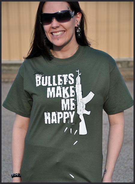 BULLETS MAKE ME HAPPY AK-47 Model