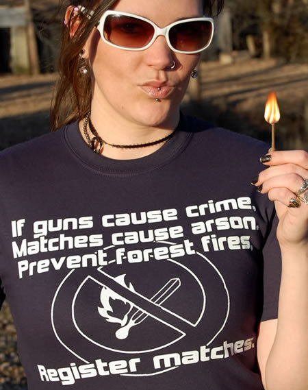 IF GUNS CAUSE CRIME MATCHES CAUSE ARSON REGISTER MATCHES Model